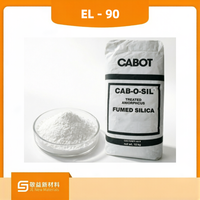 Sílice Pirogénica Hidrófila, Negro de Carbono Blanco EL-90 CAS 7631-86-9, Dióxido de Silicio Industrial, Modificador de Reología para Cables