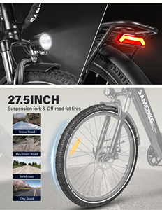 จักรยานไฟฟ้าสำหรับผู้หญิง OEM/ODM ขนาด 26 นิ้ว 7 สปีด แบตเตอรี่ 36V15AH แบบซ่อน ระยะทางไกล โครงเหล็ก ใช้ในเมือง ลดราคา - Product Image 6