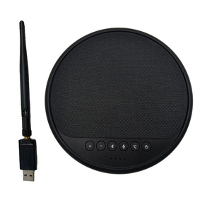 Solución <span class=keywords><strong>para</strong></span> Conferencias, Micrófono Inalámbrico con Grabación y Captación <span class=keywords><strong>de</strong></span> Sonido Omnidireccional <span class=keywords><strong>de</strong></span> 360° con Receptor <span class=keywords><strong>de</strong></span> Antena <span class=keywords><strong>para</strong></span> Salas <span class=keywords><strong>de</strong></span> Reuniones Pequeñas - Product Image 1