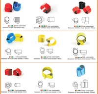 Bagues RFID 134,2 kHz EM4305 pour pigeons de course, étiquettes pour oiseaux et poulets, bagues à puce RFID 125 kHz, étiquettes intelligentes pour pattes