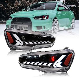 Fari anteriori a LED di nuovo design TT-ABC 2008-2025 con luce sequenziale per Lancer Ex <span class=keywords><strong>Evo</strong></span> CF/CJ - Product Image 3