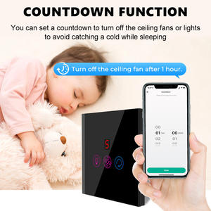 Interruptor regulador de ventilador de techo Wifi inteligente/interruptor de luz de ventilador Wifi compatible con Alexa/GoogleHome - Product Image 6