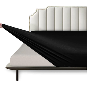 Couvre-lit Ultra Doux de Haute Qualité 100% Microfibre Polyester Microfibre <span class=keywords><strong>Drap</strong></span> <span class=keywords><strong>Housse</strong></span> Tissé <span class=keywords><strong>40</strong></span> Adultes Solide Grade a Teint Uni - Product Image 6