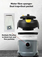 Robot Aspirateur pour Ménage Bureau Mini Machine de Nettoyage à Sec Humide
