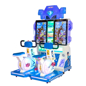Machine de jeu d'arcade vidéo pour enfants, vélo de simulation, pour deux joueurs, compatible 110V/220V - Grande Vente - Product Image 4