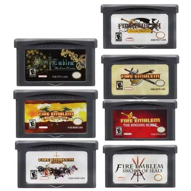 For GBA Game Cartridge Fire Emblem Series Video Game Console Card for USA EUR Version Game Accessories