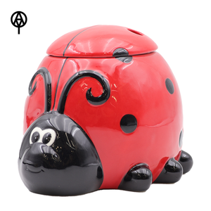 Tazza Tiki personalizzata personalizzata in porcellana carina eco-friendly per alimenti con Design colorato <span class=keywords><strong>coccinella</strong></span> per feste estive e bevande per bambini - Product Image 1