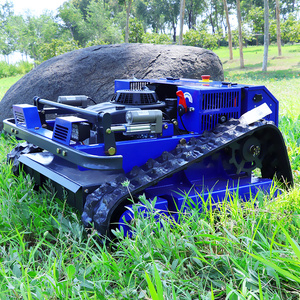 Crawler Type <b>Remote</b> <b>Mower</b> Agricultural Anti Climbing Park Community Greening Orchard Weeder Gasoline Lawn Mover With CE AWY-550 - Product Image 6