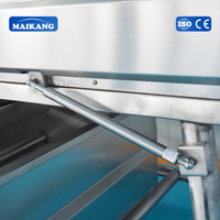 Populaire fruit- en groenteborstelrol-watersproeireinigingsmachine met motor, multifunctioneel, verstelbare transportband, geschikt voor aardappelen
