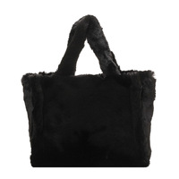 Sacs fourre-tout en fausse fourrure duveteuse et moelleuse, sacs à bandoulière pour le rangement, les voyages et le shopping, sacs à main doux et moelleux pour l'hiver et les adolescents