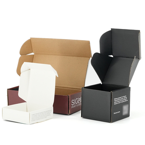 Customizable Three-Layer Cowhide <b>Corrugated</b> <b>Paper</b> Thickened Universal Packaging Logo Stamping Small Batch Folder Design Box - Product Image 1