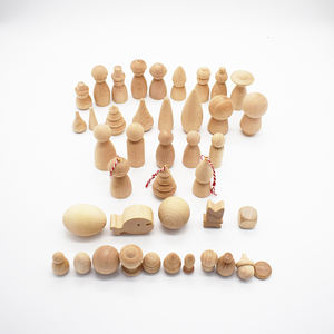 Unfertige Malpuppe zum Selbermachen, Holzpuppen, Holzspielzeug, Kinder-Stiftpuppe - Product Image 6