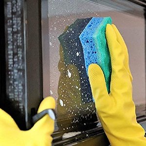 <strong>Green</strong> Non-Scratch Abrasive Scourer Kitchen Washing Sponge Multipurpose Cleaning Natural Cellulose Sponge <strong>Pad</strong>