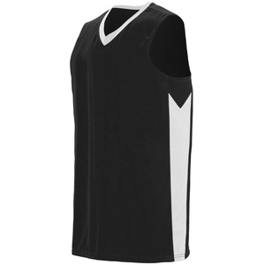 Uniforme de Baloncesto de Primera Calidad, Camiseta Blanca Sublimada 100% Poliéster, Antibacteriana, Transpirable, de Secado Rápido, Sin Mangas, Económica - Product Image 1
