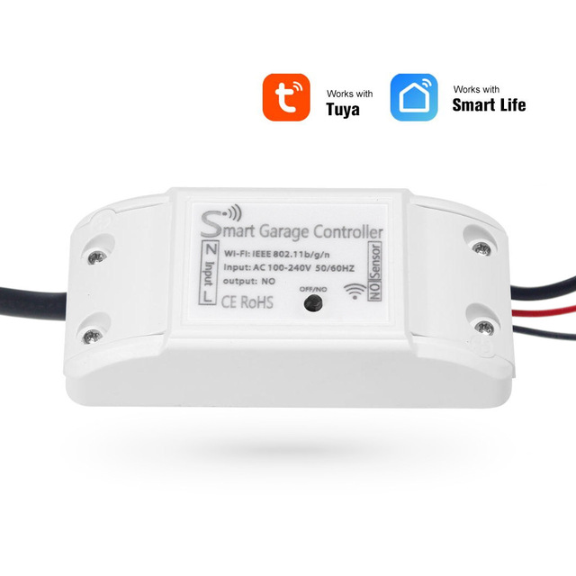 Hot Tuya Smart WiFi Automatic Garage Door Opener With APP Control PST-WD003