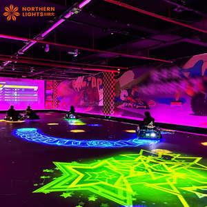 <span class=keywords><strong>Juego</strong></span> de Batalla de Go-Karts con Realidad Virtual y Realidad Aumentada, Coche Eléctrico con Proyección Interactiva para Parques de Diversiones Interiores - Product Image 5