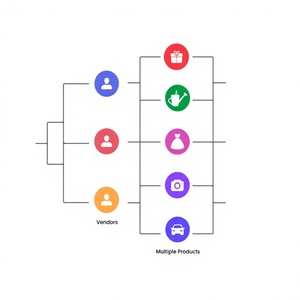 Aplicación móvil de mercado multivendedor para que los clientes exploten la variedad de productos, se conecten con los vendedores y gestionen pedidos de forma sencilla. - Product Image 1