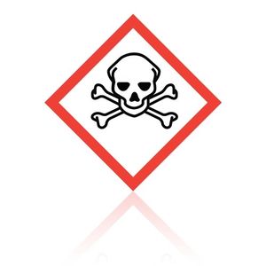 لافتة معدنية تحذيرية للخطر من سيكيورن، ملصق للبضائع الخطرة، لافتة تحذير للغازات السامة - Product Image 1