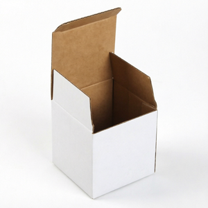 Boîte carrée rigide biodégradable épaissie, 3 couches ondulées, pour l'emballage de verrerie, de cadres photo et d'objets fragiles - Product Image 1