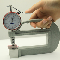 Jauge d'épaisseur 0-10mm avec insert à rouleau Jauge d'épaisseur continue 0.01mm
