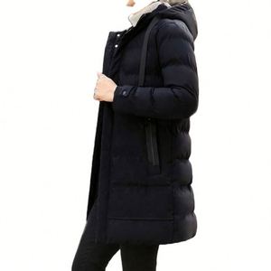 Chaqueta de Invierno para Hombre, con Capucha y Cuello Alto, Personalizable con Logotipo, Acolchada, de Algodón, Larga, al por Mayor - Product Image 4