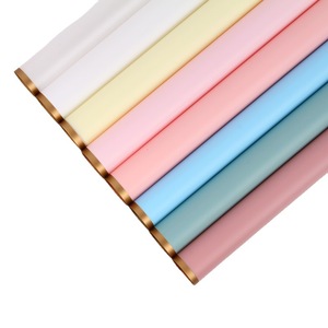 <span class=keywords><strong>Papel</strong></span> de Regalo <span class=keywords><strong>para</strong></span> <span class=keywords><strong>Flores</strong></span> Estilo Coreano, <span class=keywords><strong>Papel</strong></span> de Regalo Impermeable <span class=keywords><strong>para</strong></span> <span class=keywords><strong>Flores</strong></span> con Borde Dorado - Product Image 4