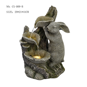 <strong>Peacock</strong> <strong>Outdoor</strong> <strong>Fountain</strong> with LED Lights - Product Image 5