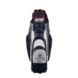 Sac de voiturette de golf en nylon de qualité supérieure avec tissu durable et style personnalisable Accents en cuir optimaux-Design original - Product Image 3