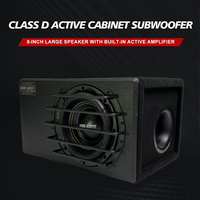Caisson de Basses Actif Intégré pour Voiture 8/10 Pouces, Haut-parleur Subwoofer avec Basses Puissantes