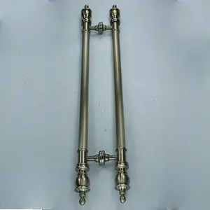 Thép không gỉ đánh bóng/Gương cửa xử lý lớn thiết kế hiện đại cho khách sạn gỗ/Cửa kính 1 năm bảo hành - Product Image 1