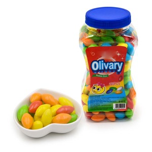 Mini goma olivaria de colores, fruta de primera calidad, 1,6g - Product Image 1