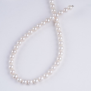 Perlas Redondas de Agua Dulce Natural de Alto Brillo de 8-8.5mm, Perlas Sueltas Semiterminadas para Joyería DIY, Collares de Perlas para Diseño Creativo - Product Image 5