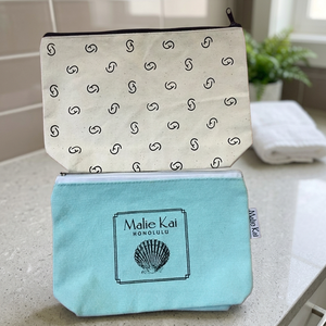 กระเป๋าผ้าแคนวาสขนาดเล็กใส่เหรียญ ใส่ดินสอ ใส่เครื่องสำอาง มีซิป - Product Image 2