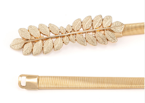 Ceintures à chaîne de taille <span class=keywords><strong>dorée</strong></span> de luxe Ceintures métalliques de force élastique <span class=keywords><strong>Ceinture</strong></span> à chaînes dorées pour femmes et filles - Product Image 2