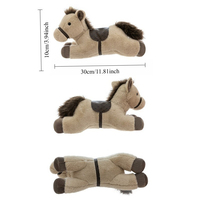 Jouets en peluche de cheval réalistes en gros, peluches mignonnes super douces, jouet en peluche de poney mignon, mascotte de poney pour cadeaux et décoration de la maison
