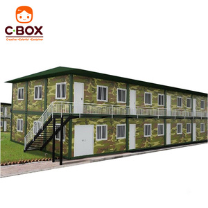 Cbox - Dormitorio Modular Prefabricado para Trabajadores, Estilo Camuflaje, Panel Sándwich de Acero, Casa Contenedor Desmontable - Product Image 2