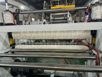 Ligne de production de profilés pour machine à fabriquer des panneaux muraux en plastique en feuille de marbre PVC Sevenstars