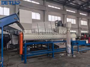 प्लास्टिक की बोतल रीसाइक्लिंग के लिए प्लास्टिक की बोतल रिवॉल्वर लाइन के लिए लेबल हटाने - Product Image 4