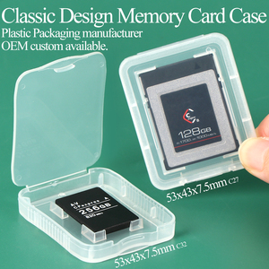 Caja de Protección para Tarjetas SUNSHING CFE Tipo A/B XQD TF CF, Estuche Transparente para Tarjetas Micro SD, Diseño Clásico, Porta Tarjetas de Memoria - Product Image 1