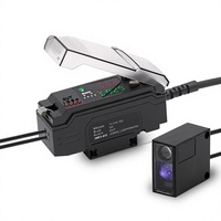 Capteur de couleur à fibre optique JMBS-801, capteur photoélectrique avec sortie monocanal 12-24V DC pour la correction et le positionnement
