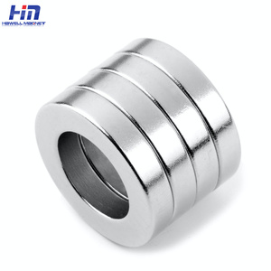 Vĩnh Viễn Mạnh Mẽ <span class=keywords><strong>NdFeB</strong></span> Từ Vòng 100Mm N45 N52 Radial Diametrically Từ Hóa Nam Châm Neodymium Vòng Nam Châm - Product Image 3