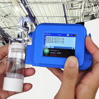 Imprimante d'étiquettes portable semi-automatique grand format à jet d'encre, encre à séchage rapide pour code de date/heure/lot sur œufs, Flex 2400 DPI, tout-en-un 1