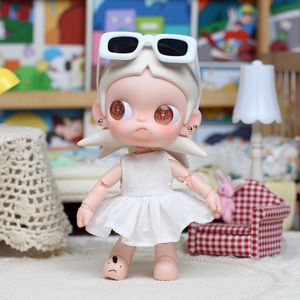 Gz604237 Vestido de muñeca de 20cm, estilo princesa blanca, traje de primavera y verano para muñeca Zsiga, accesorios de ropa - Product Image 1