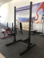 TZfitness TZ-Q1014 Demi-rack d'entraînement de musculation robuste avec barre de traction pour centre de fitness