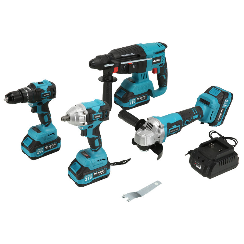Kits combinados de herramientas eléctricas de 4 piezas