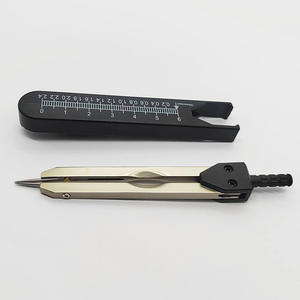 Juego de Compás para Estudiantes de Medicina, Compás de Ángulo de Plástico con Marcas para Dibujo y Medición Eficaces - Product Image 3