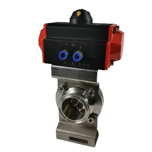 แซนไท ซีเอส304/316แอล แซนิทารี พร้อมตัวกระตุ้นลมอะลูมิเนียม - Product Image 1