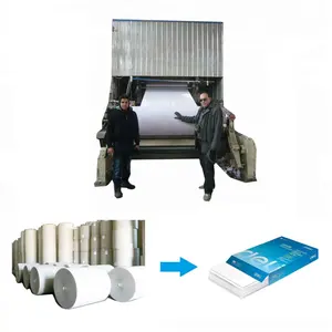 High Speed New1092mm 10 Tonnen pro Tag kleine recycelte a4 Schreibpapier maschine 80g Papier Jumbo Roll Produktions linie