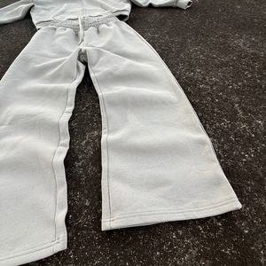 Ensemble de survêtement personnalisé 500 g/m² en molleton épais, sweat à capuche double fermeture éclair et pantalon de jogging ample pour homme - Product Image 5