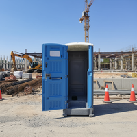 Toilettes portables en plastique HDPE à réservoir encastré, design moderne, pour cabine mobile, usage extérieur, vente directe par les fabricants